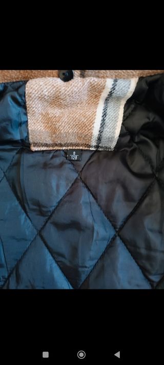 Giubbino bambino a quadri 8 anni