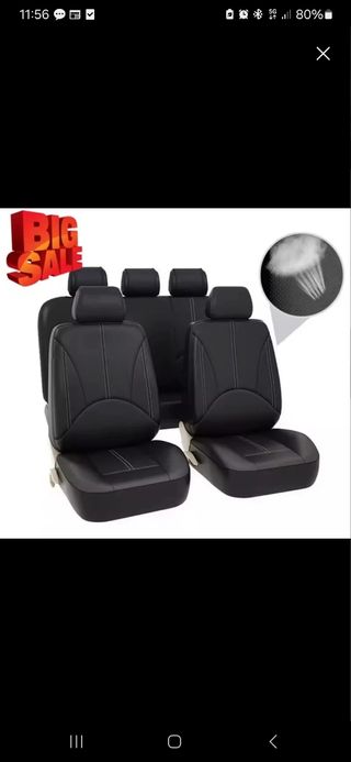 Fundas para asientos de coche (Negro)