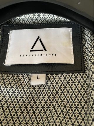 Giacca vera pelle serge parienti