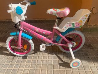 Bicicleta Peppa Pig 14 (usada 1 vez)