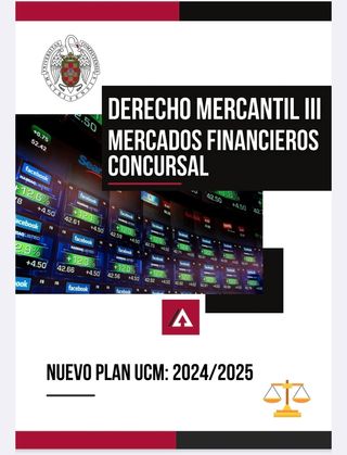 Apuntes Derecho Mercantil III: Concursal (UCM)
