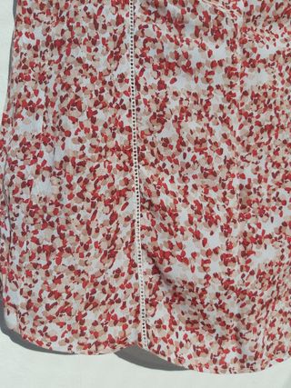 Blusa Massimo Dutti XS Estampada Manga Corta
