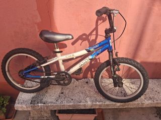 Bicicleta Monty 16 Azul y Blanca