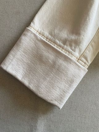 Cazadora Zara Beige Puños Anchos