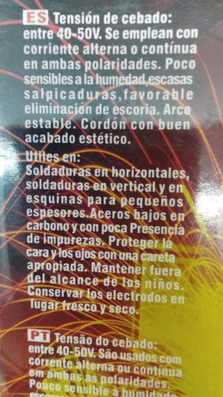 Electrodos de soldadura DANAX 3.2mm