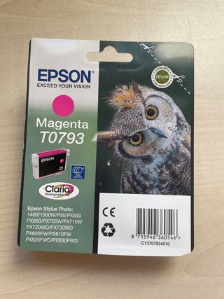 Cartucho Tinta Epson Magenta T0793 Claria