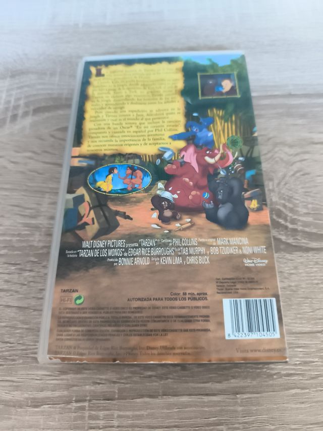 Película Disney Tarzán VHS Clásicos