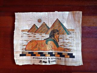 Papiro Egipto: Esfinge del Cairo