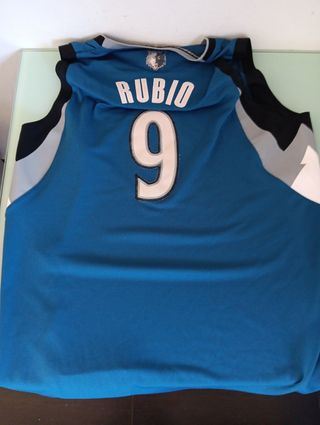 Camiseta Minnesota Timberwolves Ricky Rubio Talla 