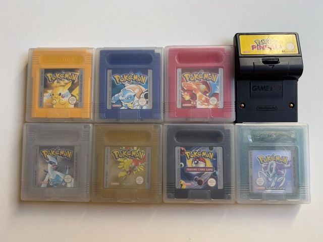 8 juegos Pokemon Game boy
estado de colección
