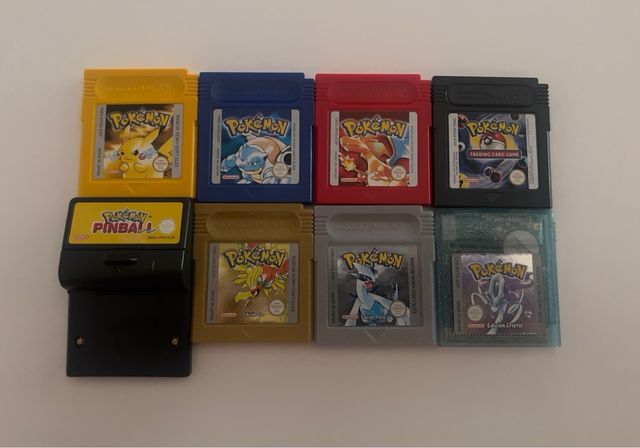 8 juegos Pokemon Game boy
estado de colección