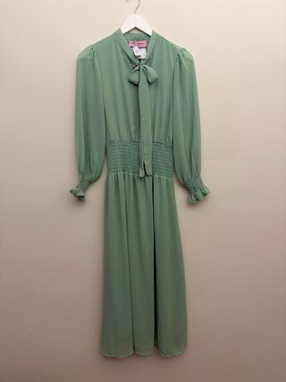 Vestido Verde Juan Vellaneda Talla XS-S