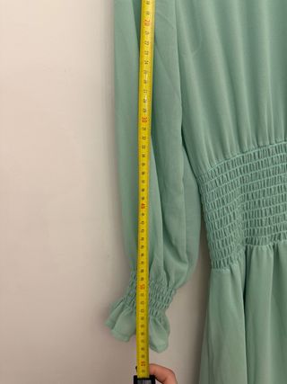 Vestido Verde Juan Vellaneda Talla XS-S