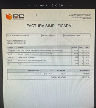 PC Gaming/ i5‑11400F/ RTX3050/ 16GB RAM/ 1TB SSD