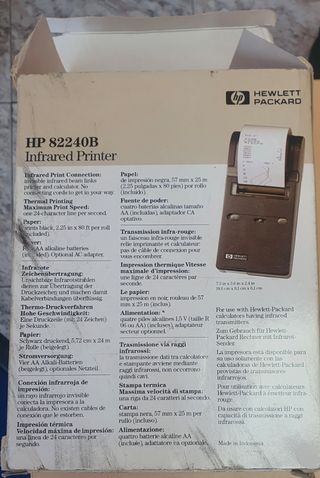 Impresora HP 82240B Infrarroja.