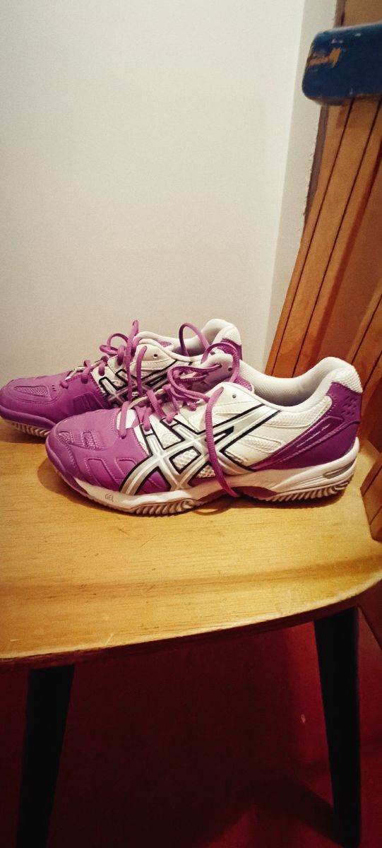 Tenis Asics Padel Mujer Nuevos talla 39