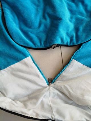 Saco Carro Bebé Negro y Azul