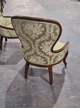 Conjunto de 2 sillones tapizados