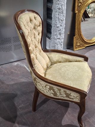 Conjunto de 2 sillones tapizados