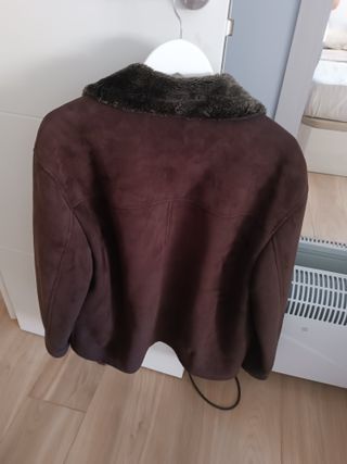 Chaqueta imitación Piel Serraje Yves Saint Laurent