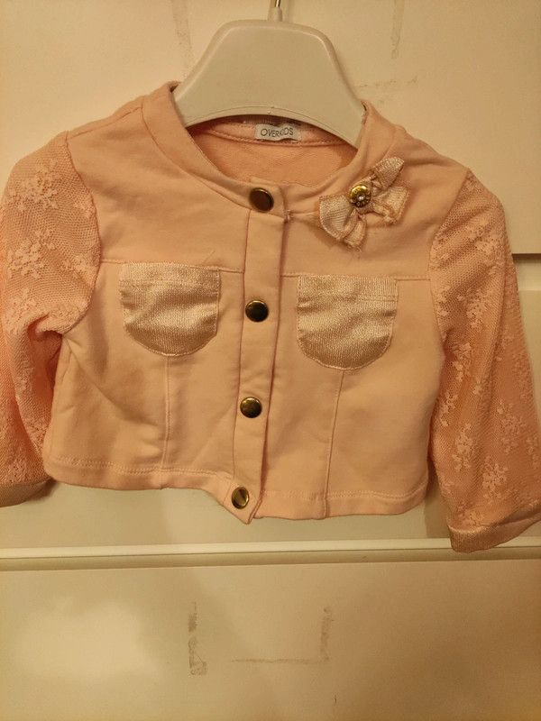 Bolero/Blazer Bimba Rosa 6/9 Mesi
