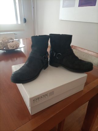 Botines Geox Mujer Negro Talla 39