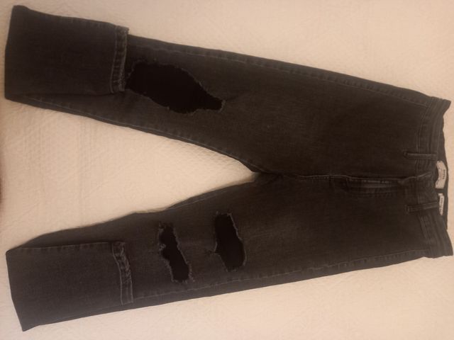 Pantalón de vestir gris mujer.