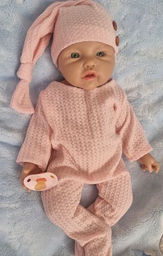 Muñeca Reborn Silicona Blanda Niña