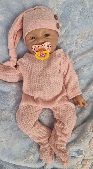 Muñeca Reborn Silicona Blanda Niña