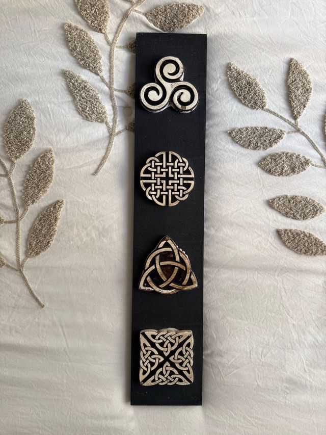 Cuadro Símbolos Celtas Madera