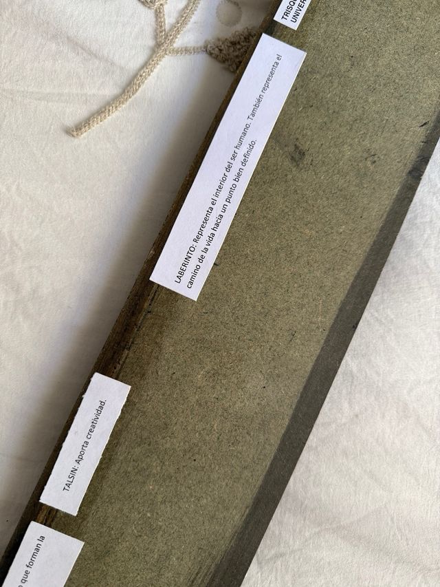 Cuadro Símbolos Celtas Madera