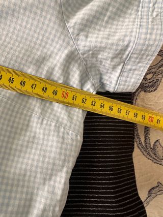 Blusa s.Oliver xadrez azul tamanho L