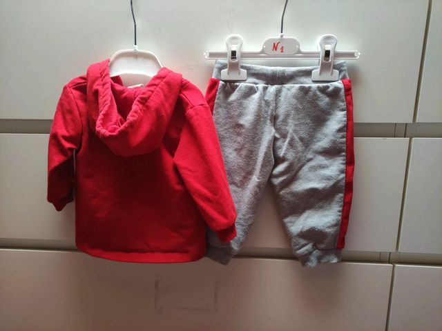 Completo tuta bimba 2 pezzi 3/6mesi