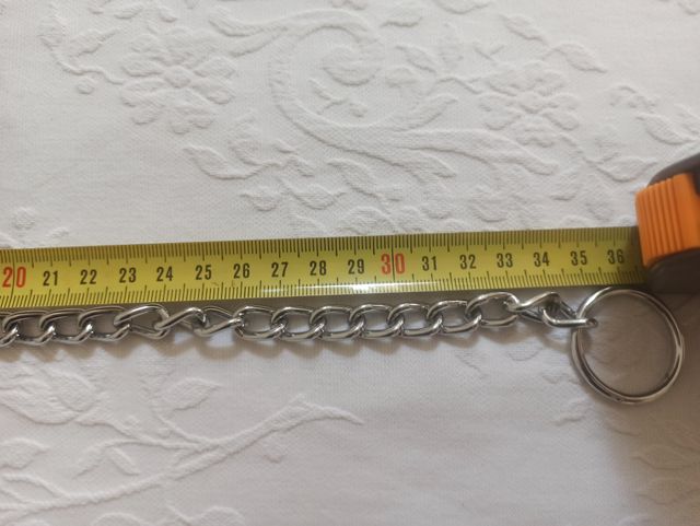 Collare in acciaio inox con anelli