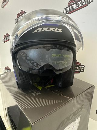 Casco Jet Axxis Talla XS con Gafa Solar