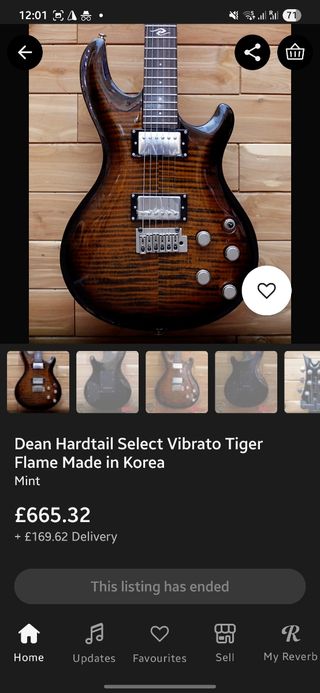 Guitarra Eléctrica Dean Hardtail Select Korea 2007