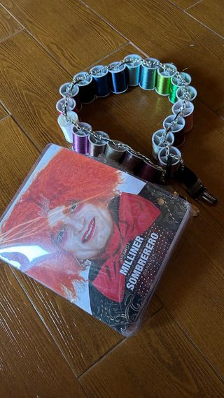 Accesorios disfraz Sombrerero Loco peluca/cinto