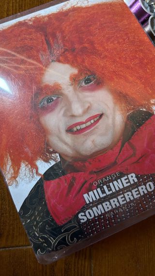 Accesorios disfraz Sombrerero Loco peluca/cinto