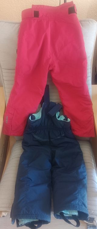 Lote pantalones nieve unisex