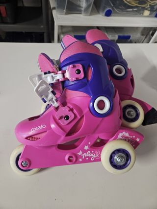 Patines Oxelo Niña Talla Ajustable 3-6 Años