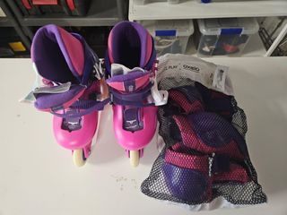 Patines Oxelo Niña Talla Ajustable 3-6 Años