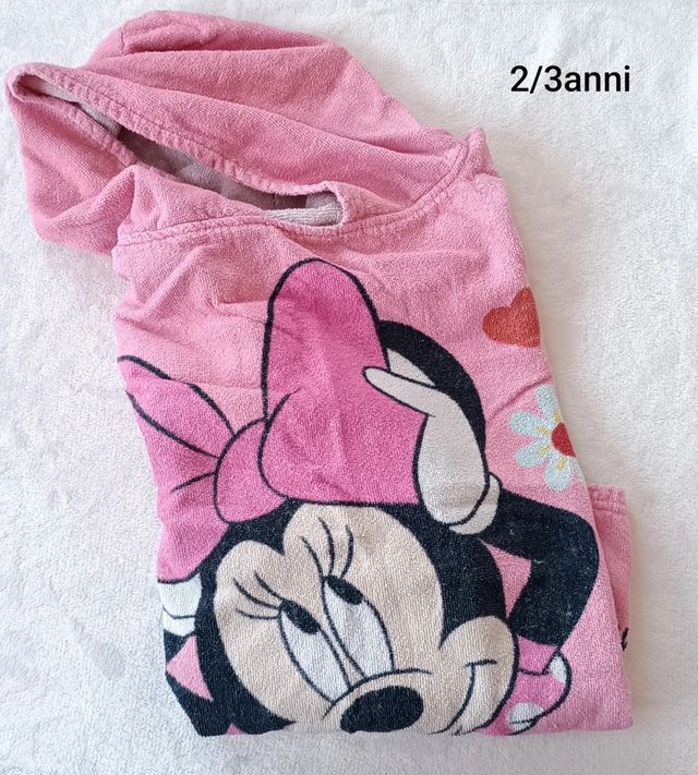 Accappatoio Poncho Minnie 2/4 anni
