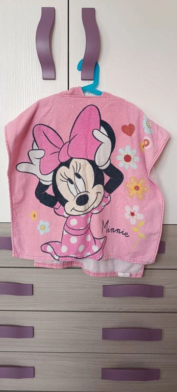 Accappatoio Poncho Minnie 2/4 anni
