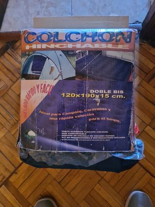2 Colchones Hinchable Doble 120x190x15 cm, gratis