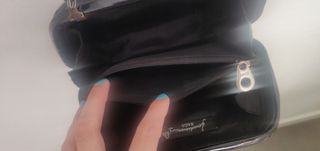 Bolso de fiesta charol negro