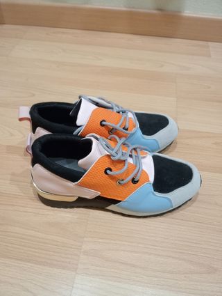 Zapatillas vestir multicolor