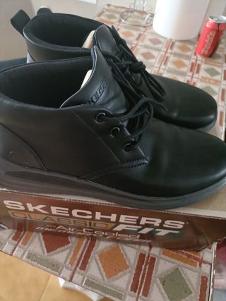 Zapatos Skechers Hombre Negro Talla 42