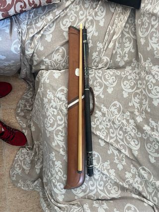 Palo de billar con funda