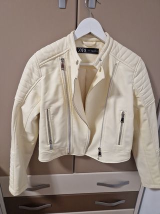 Cazadora Zara Beige Talla S