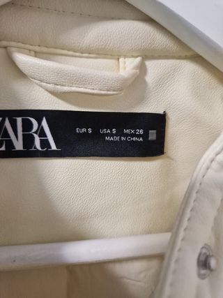 Cazadora Zara Beige Talla S